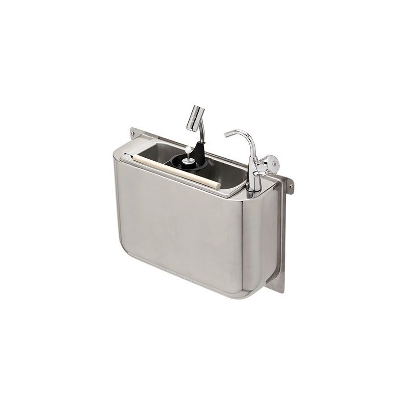 Spüle Eislöffel mit Brause und Wasserhahn - Edelstahl - Praktisch und Hygienisch Spüle Eislöffel mit Brause und Wasserhahn - Edelstahl - Praktisch und Hygienisch