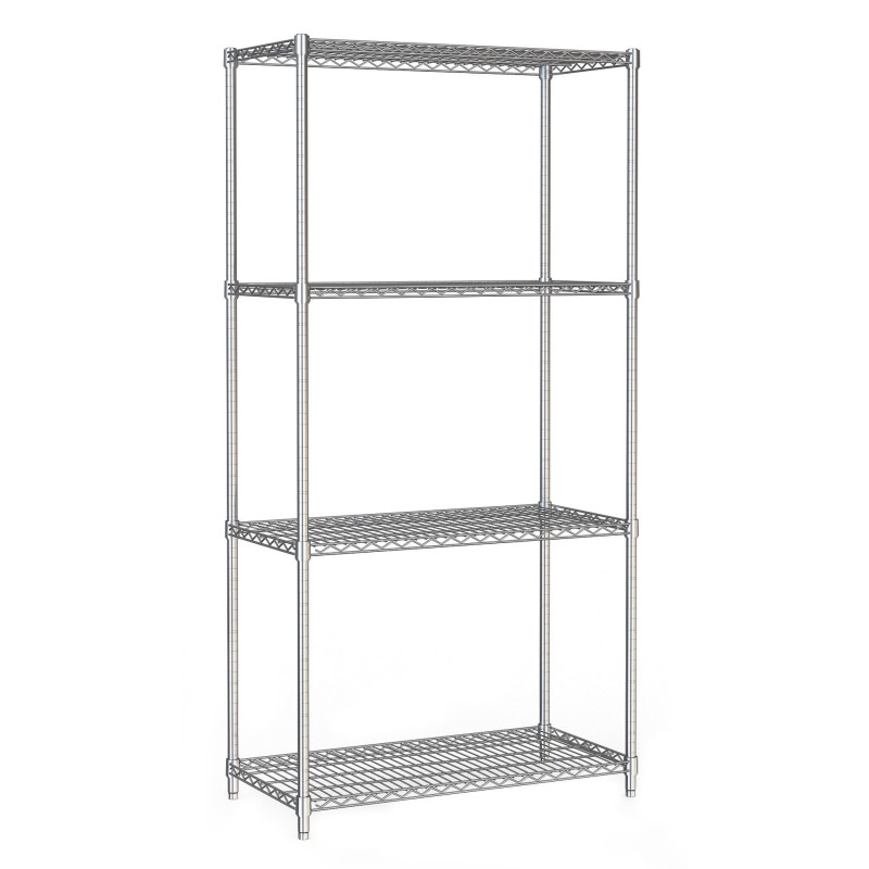 4-Level Detachable Shelf - CombiSteel - 900x450 mm 4-Level Detachable Shelf - CombiSteel - 900x450 mm