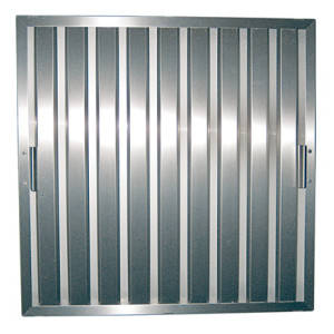 Edelstahl-Lamellenfilter für Dunstabzugshaube - Combisteel 400x500mm
