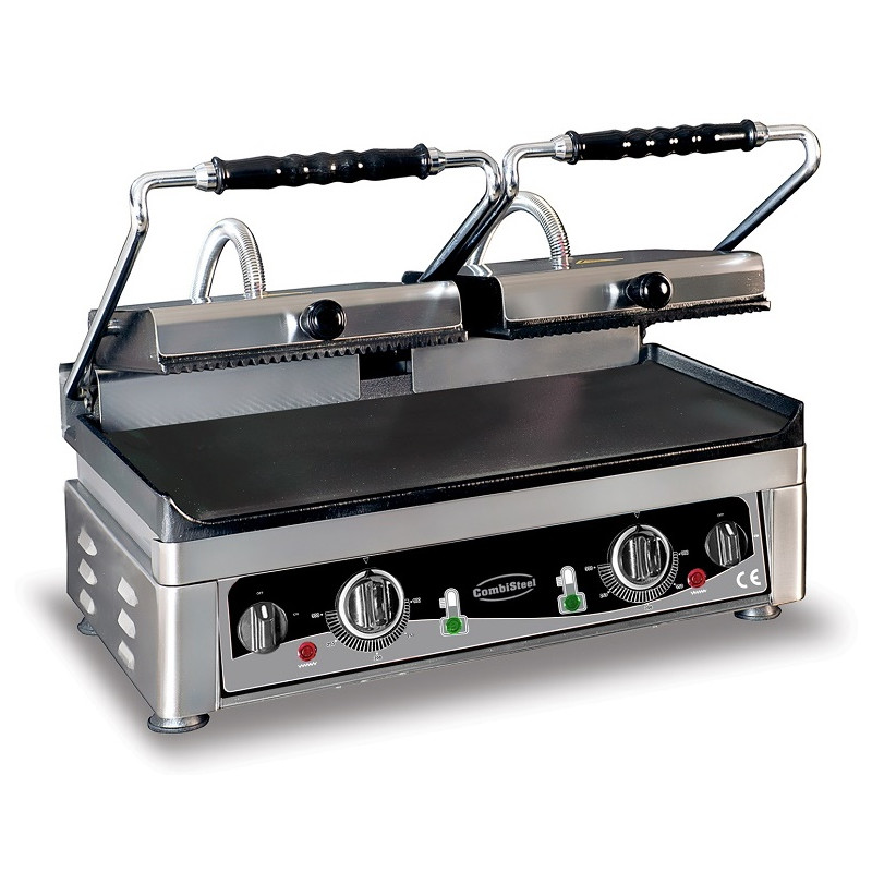 Grill Panini Double - Smooth and Grooved Quality Plates Grill Panini Double - Smooth and Grooved Quality Plates