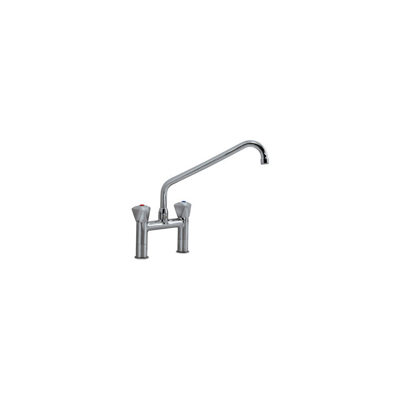 CombiSteel Two-Hole Faucet - Robust Kitchen Mixer CombiSteel Two-Hole Faucet - Robust Kitchen Mixer