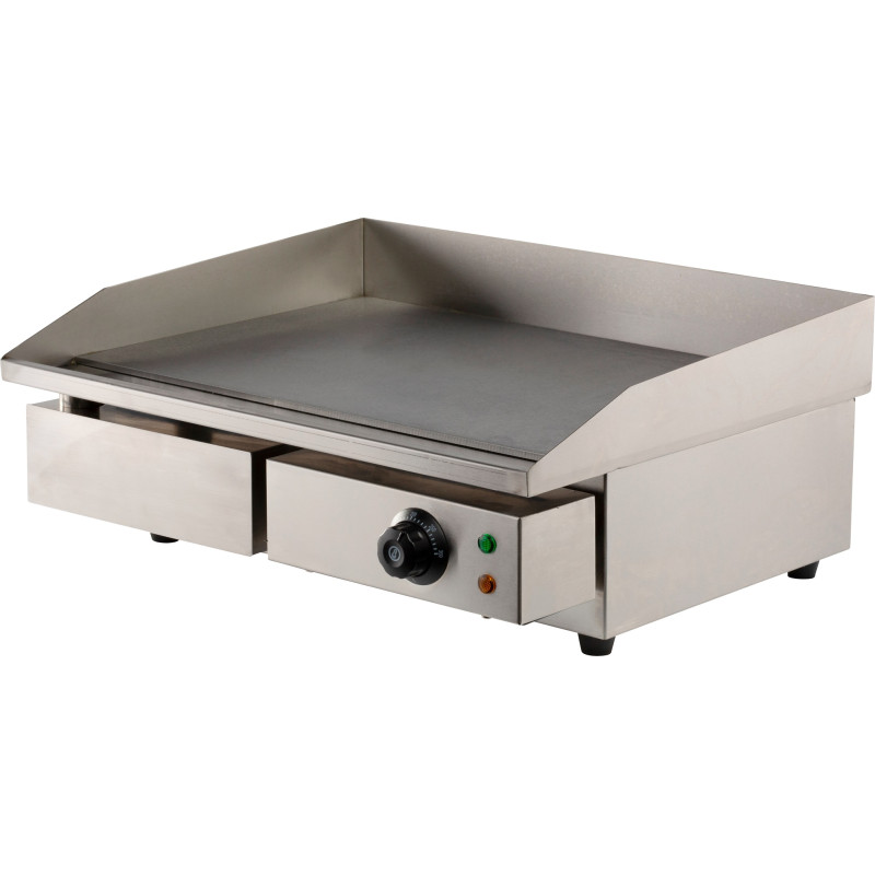 Elektrische Glatte Grillplatte 55 cm Combisteel - Edelstahl & Leistungsstark Elektrische Glatte Grillplatte 55 cm Combisteel - Edelstahl & Leistungsstark