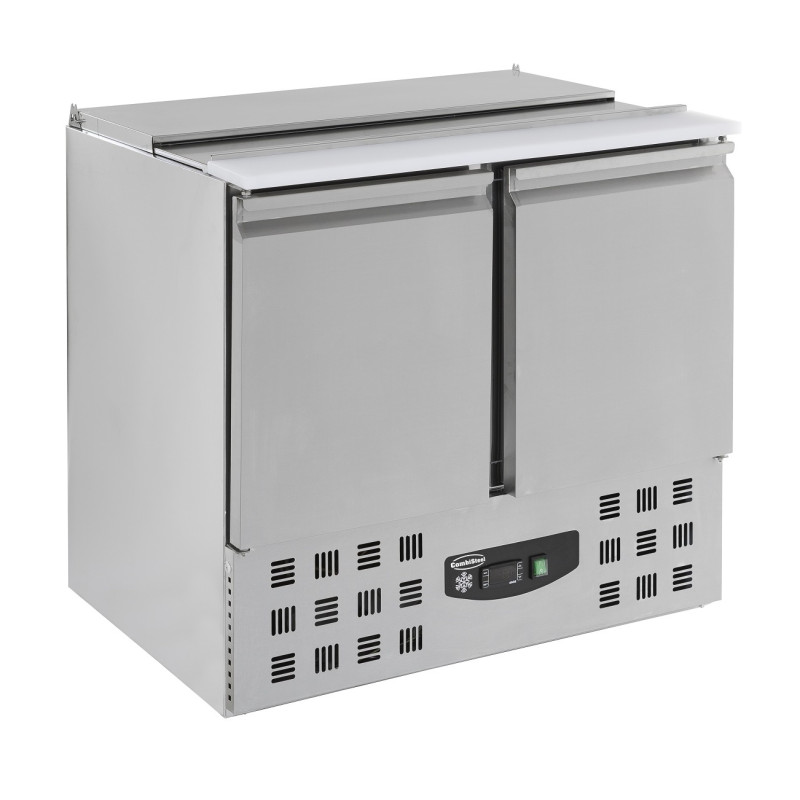 Saladette Réfrigérée à 2 Portes - 230 L - CombiSteel: Stockage optimal pour la restauration Saladette Réfrigérée à 2 Portes - 230 L - CombiSteel: Stockage optimal pour la restauration