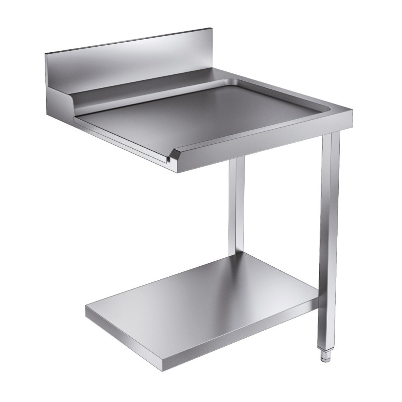 Ladetisch mit Regal und Rückwand CombiSteel - L 700 x T 750 mm Ladetisch mit Regal und Rückwand CombiSteel - L 700 x T 750 mm