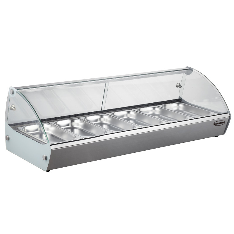 Heated Display GN 1/3 CombiSteel - Warm Holding & Optimal Presentation Heated Display GN 1/3 CombiSteel - Warm Holding & Optimal Presentation