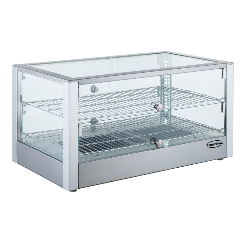 Heated Display Case 80L in Stainless Steel - CombiSteel Heated Display Case 80L in Stainless Steel - CombiSteel