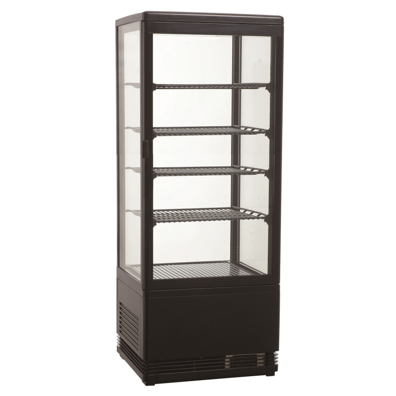 Schwarze Kühlvitrine 98L Combisteel - Elegante und leistungsstarke Lösung Schwarze Kühlvitrine 98L Combisteel - Elegante und leistungsstarke Lösung