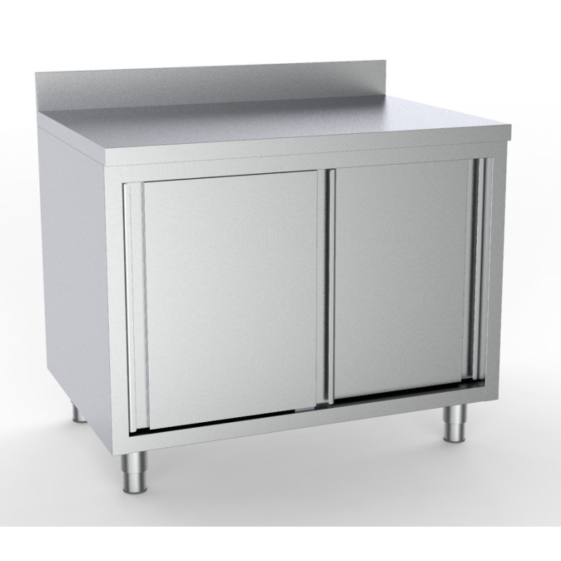 Professioneller Edelstahl-Unterschrank mit Rückwand für Küche - CombiSteel Professioneller Edelstahl-Unterschrank mit Rückwand für Küche - CombiSteel