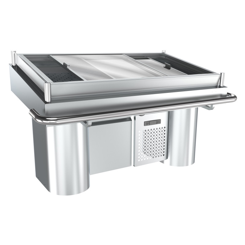 Comptoir Réfrigéré à Poisson Combisteel en Inox | Meubles de Restauration Comptoir Réfrigéré à Poisson Combisteel en Inox | Meubles de Restauration