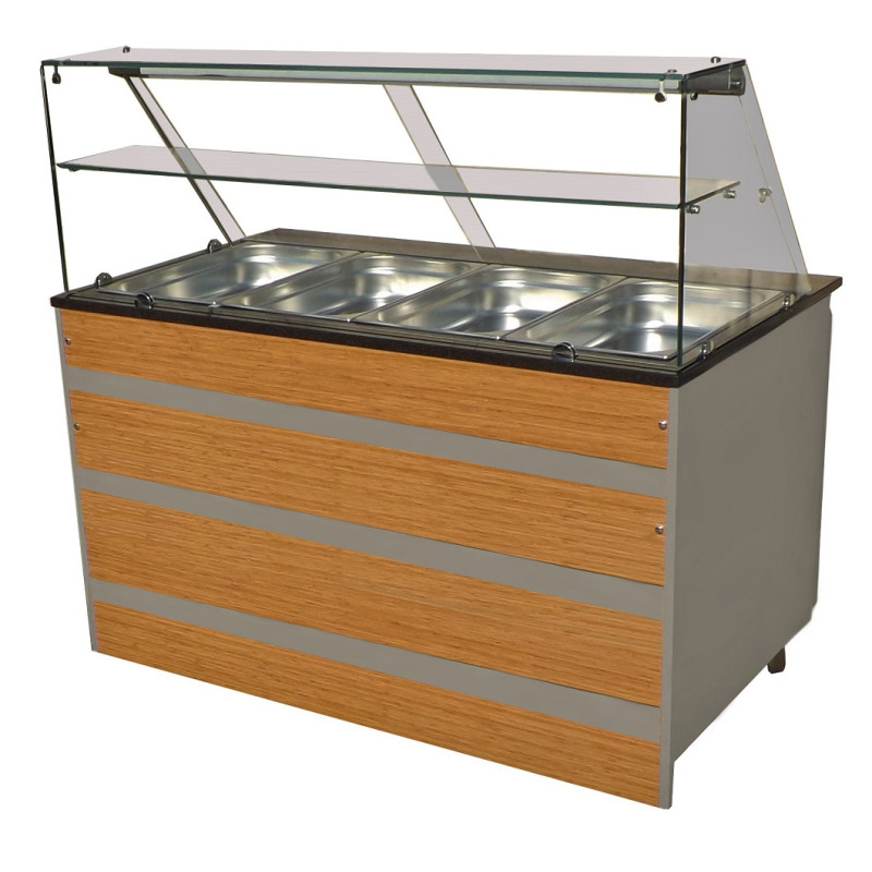 Refrigerated Buffet - 4 GN 1/1 CombiSteel: Optimal Cooling Performance Refrigerated Buffet - 4 GN 1/1 CombiSteel: Optimal Cooling Performance