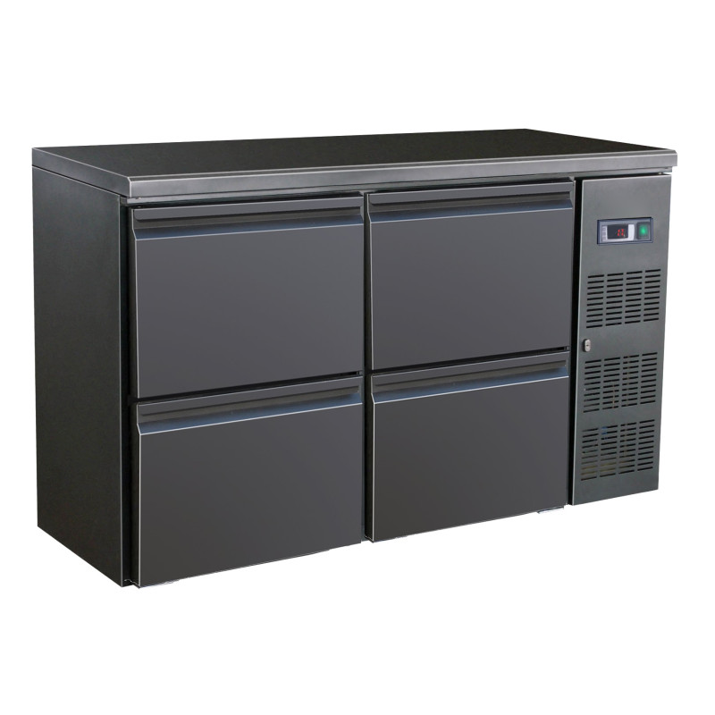 Refrigerated Back Bar 4 Doors 350 L CombiSteel - Efficient and Spacious Refrigerated Back Bar 4 Doors 350 L CombiSteel - Efficient and Spacious