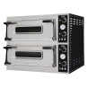 Professionele Pizzaoven Dubbele Kamer - 2 x 4 Pizza's - 400 V - CombiSteel