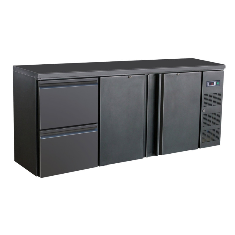 Refrigerated Back Bar 537L - 2 Doors and 2 Drawers CombiSteel Refrigerated Back Bar 537L - 2 Doors and 2 Drawers CombiSteel