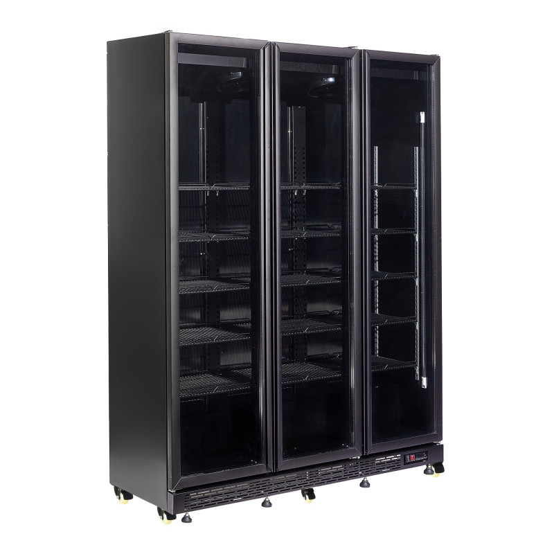 Vitrine réfrigérée professionnelle à 3 portes vitrées - CombiSteel 1200L Vitrine réfrigérée professionnelle à 3 portes vitrées - CombiSteel 1200L