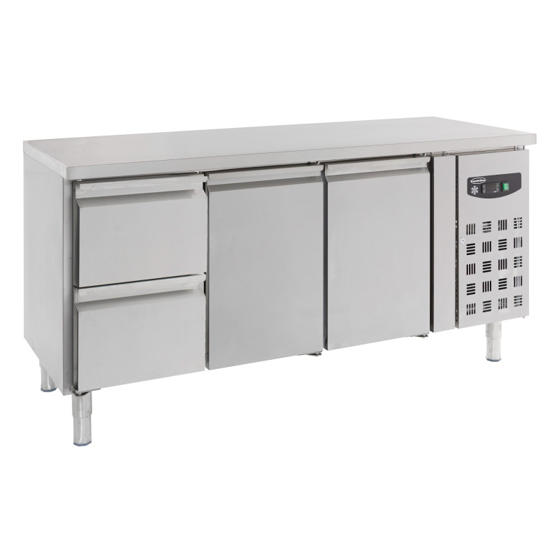 Table Réfrigérée Positive 2 Portes et 2 Tiroirs - 417 L CombiSteel Table Réfrigérée Positive 2 Portes et 2 Tiroirs - 417 L CombiSteel