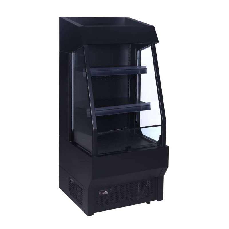 Koelvitrine met positieve temperatuur Combisteel - 165L in zwart | Professionele koelkast Koelvitrine met positieve temperatuur Combisteel - 165L in zwart | Professionele koelkast