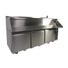 Refrigerated Table 3 Doors with Cocktail Bar - Combisteel