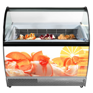 Vitrine à Glace - Statique - 520 L - CombiSteel