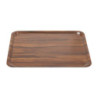 Glatte Laminatplatte Capri Nussbaum - 460 x 360 mm - Set von 24 - Cambro