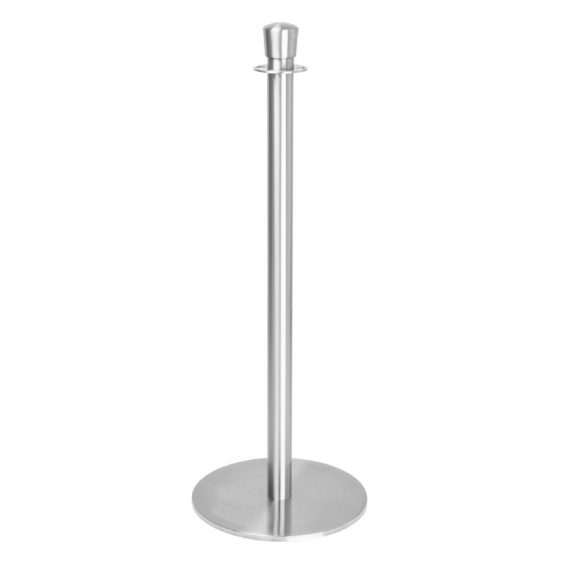 Empfangspfosten Basisplatte Gebürsteter Edelstahl - Set von 2 - Bolero Empfangspfosten Basisplatte Gebürsteter Edelstahl - Set von 2 - Bolero