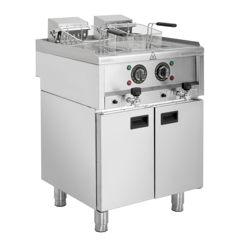 Elektrische Fritteuse Serie 600 - 2 x 8 L - Buffalo Elektrische Fritteuse Serie 600 - 2 x 8 L - Buffalo