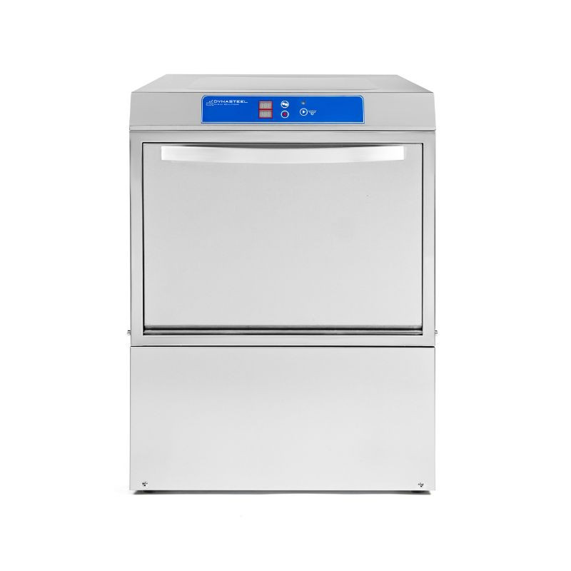 Professionele vaatwasser met vloeistof- en reinigingsmiddeldoseerder - 50x50 cm Dynasteel Professionele vaatwasser met vloeistof- en reinigingsmiddeldoseerder - 50x50 cm Dynasteel