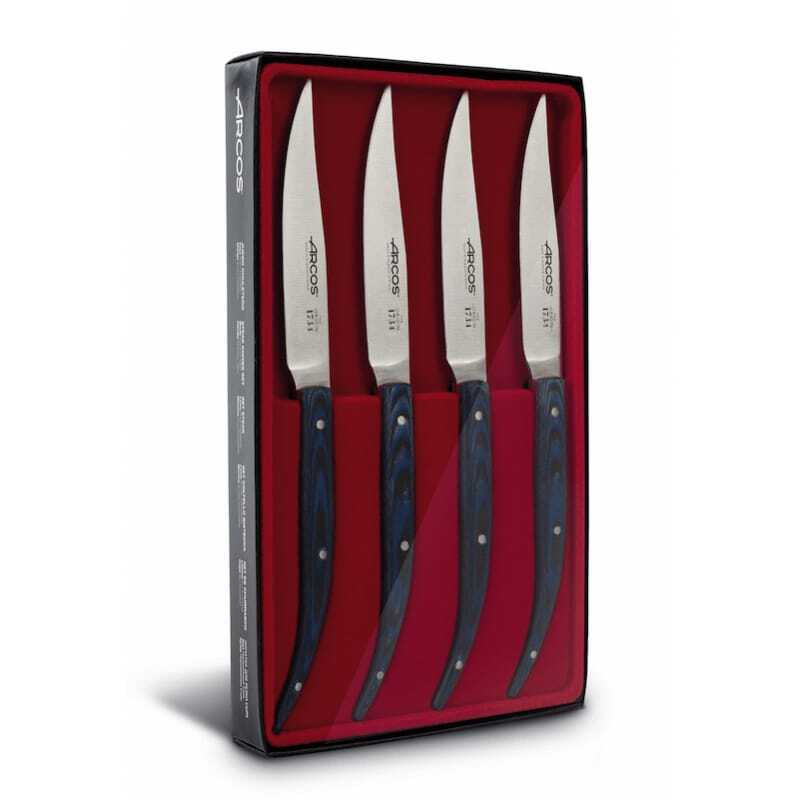 Steakmesser-Set 11 cm Schwarz Micarta Steakmesser-Set 11 cm Schwarz Micarta