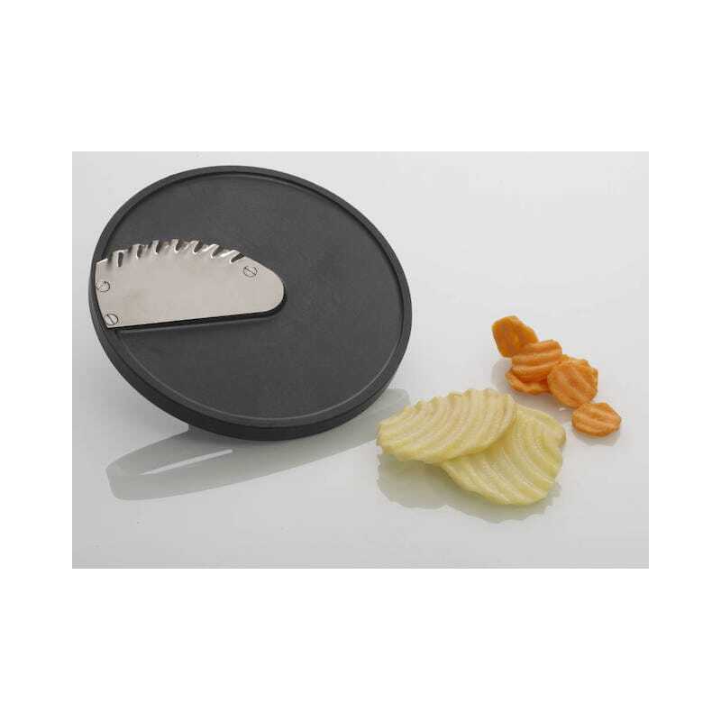 Wavy Slicer Disc for Vegetable Cutting SS48 - Santos. Wavy Slicer Disc for Vegetable Cutting SS48 - Santos.