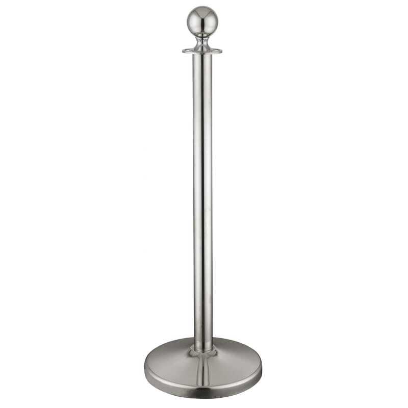 Poteau Guide File Inox avec Boucles d'Accroche Poteau Guide File Inox avec Boucles d'Accroche