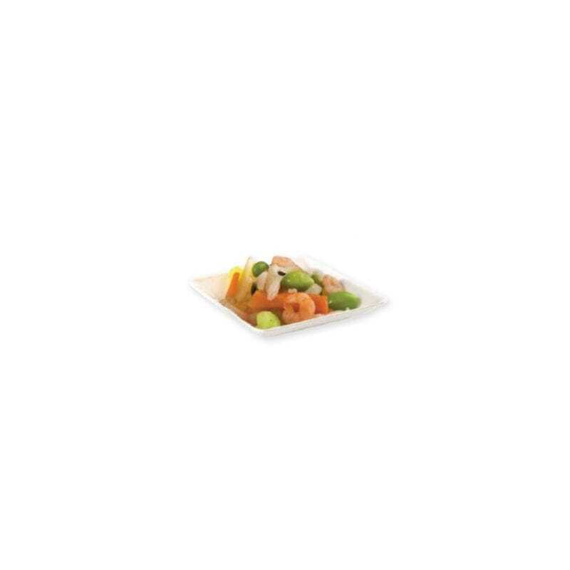 Verrine aus quadratischem Bagasse - Packung mit 50 Stück Verrine aus quadratischem Bagasse - Packung mit 50 Stück