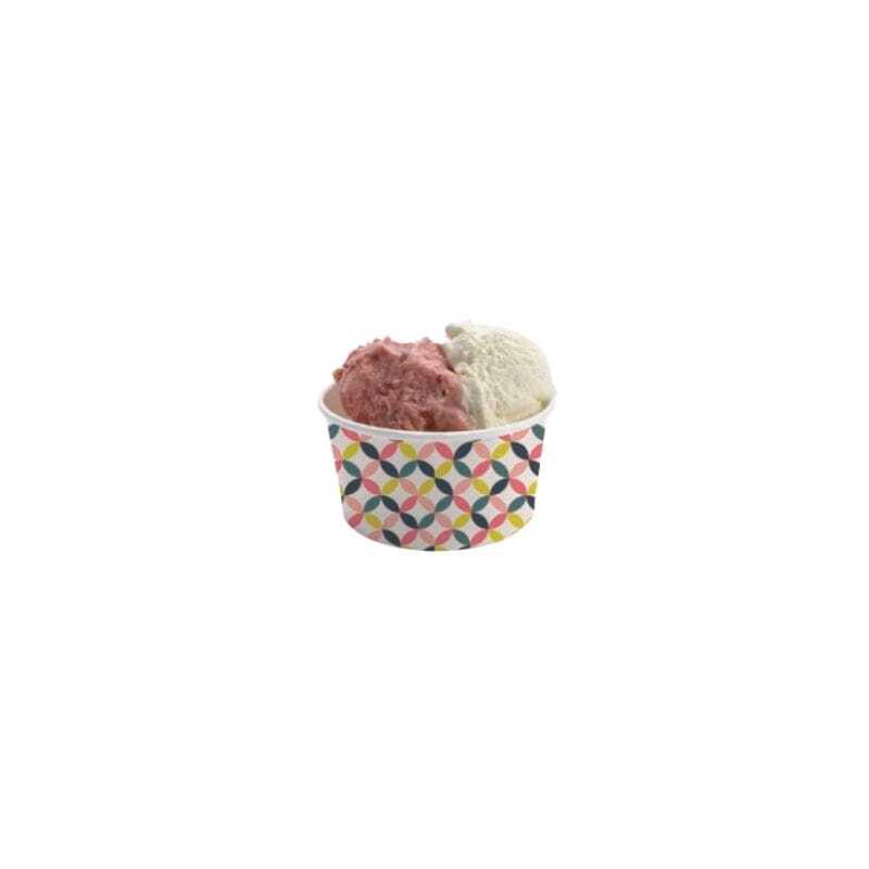Eis- und Dessertbecher 90 ml - Kleinformat - Umweltfreundlich - Packung mit 50 Eis- und Dessertbecher 90 ml - Kleinformat - Umweltfreundlich - Packung mit 50