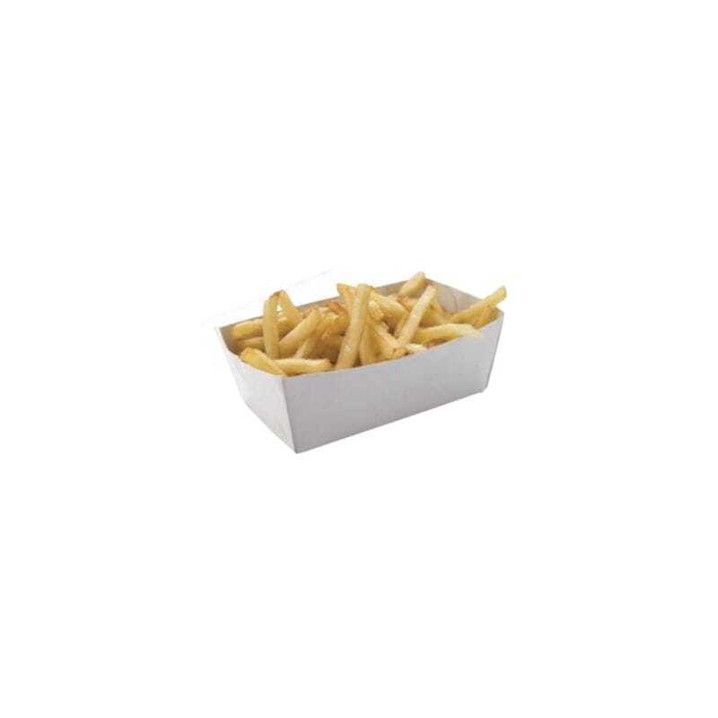 Pappschale Weiß - L 100 x B 60 mm - Umweltfreundlich - Packung mit 250 Pappschale Weiß - L 100 x B 60 mm - Umweltfreundlich - Packung mit 250