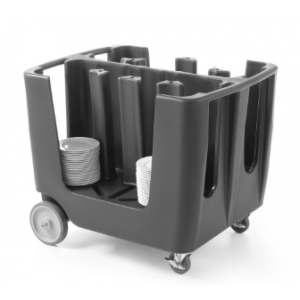 Servieschotelwagen met symmetrische kolommen van Cambro