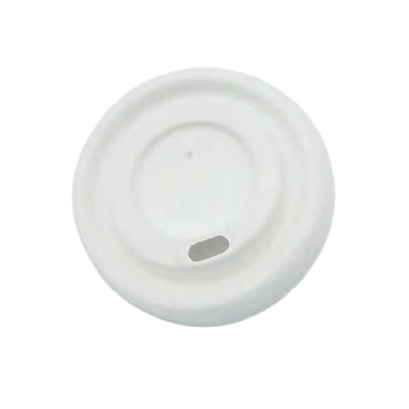Deckel aus Bagasse für Bambusbecher 18 cl - Packung mit 50 Deckel aus Bagasse für Bambusbecher 18 cl - Packung mit 50
