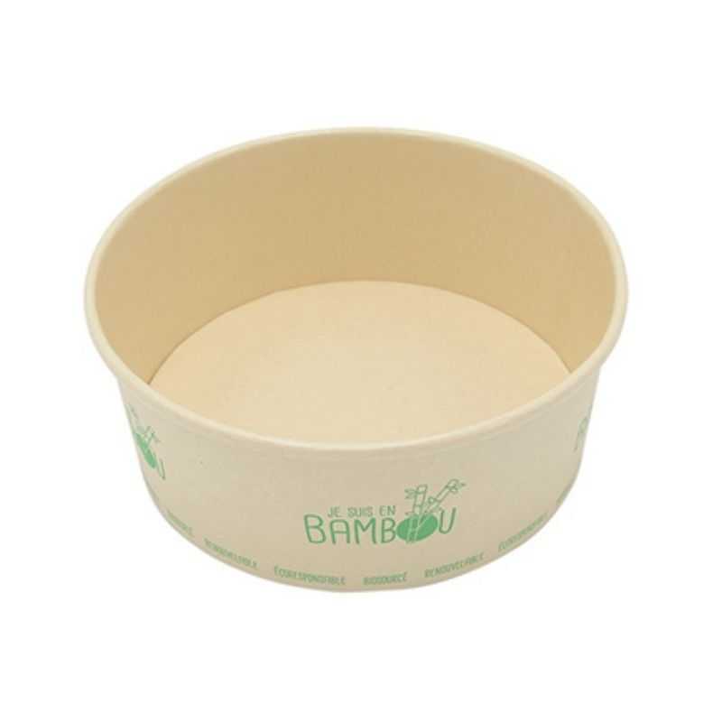 Bamboe saladeschaal - 1300 ml - Set van 50 Bamboe saladeschaal - 1300 ml - Set van 50