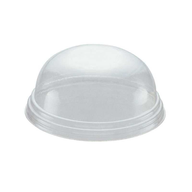Dome lid without hole in RPET - Ø 81 - Pack of 100 Dome lid without hole in RPET - Ø 81 - Pack of 100