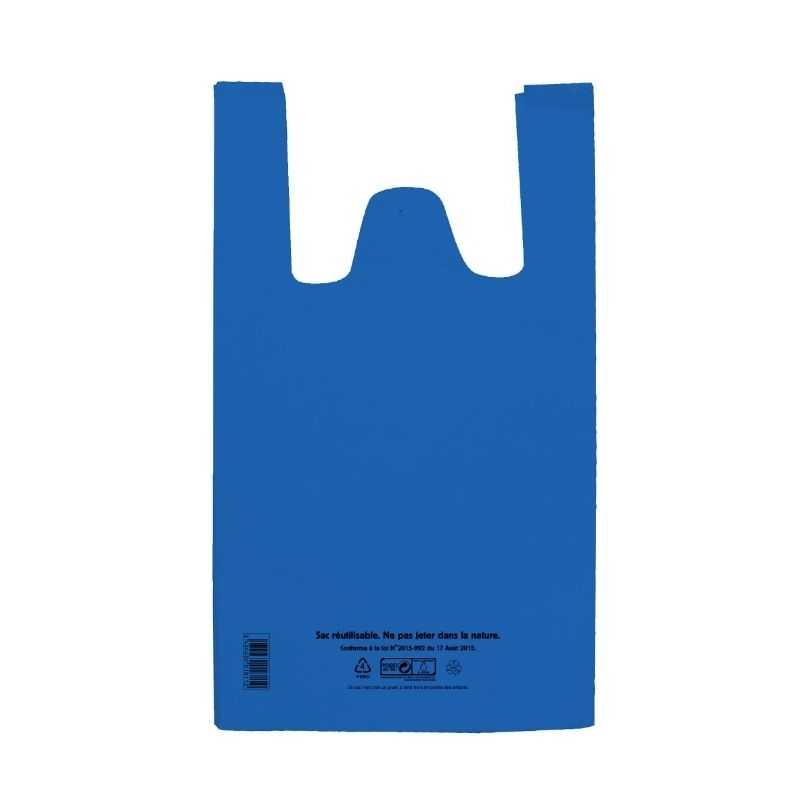 Tragbarer wiederverwendbarer blauer Rucksack - 12 L - Packung mit 100 Tragbarer wiederverwendbarer blauer Rucksack - 12 L - Packung mit 100