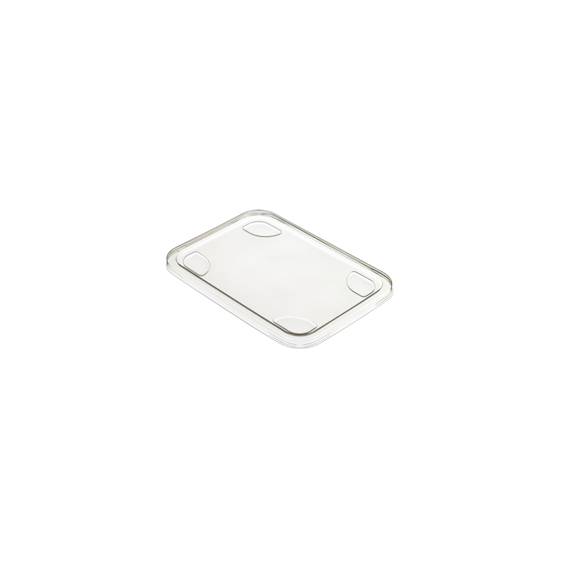 Deckel für PP-Schale mit 2 Fächern - 183 x 131 mm - Packung mit 50 Deckel für PP-Schale mit 2 Fächern - 183 x 131 mm - Packung mit 50