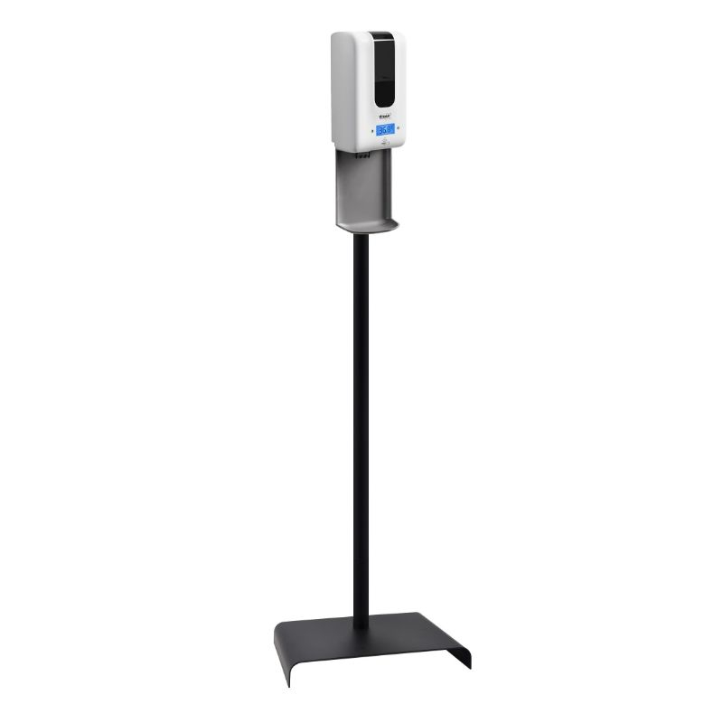 Zeep- en handdesinfectiemiddeldispenser op standaard - FourniResto Zeep- en handdesinfectiemiddeldispenser op standaard - FourniResto