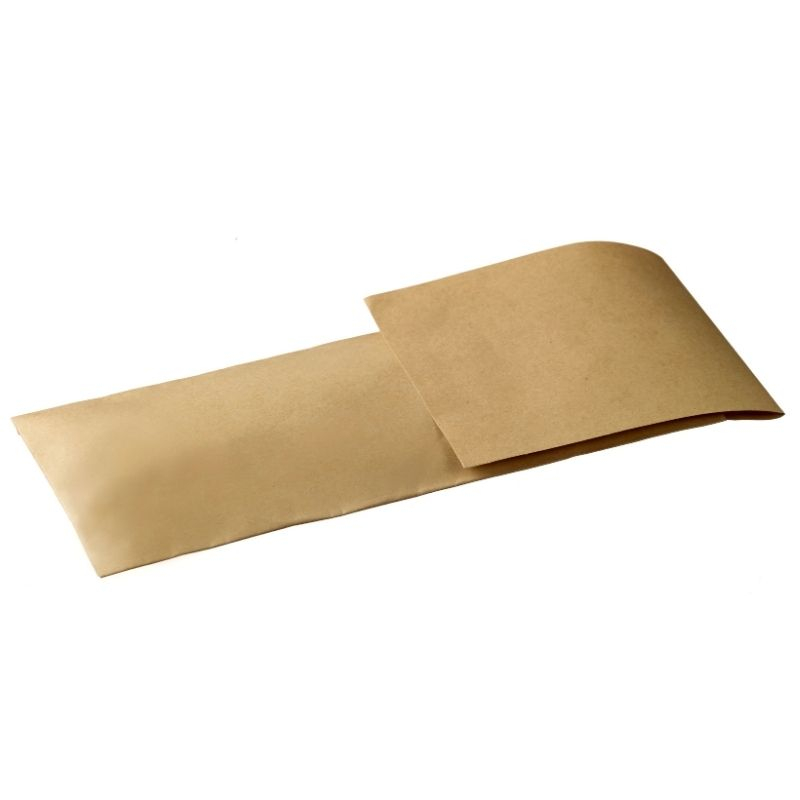 Papieren zakje voor bestek - 210 x 80 mm - Set van 2 500 - FourniResto Papieren zakje voor bestek - 210 x 80 mm - Set van 2 500 - FourniResto