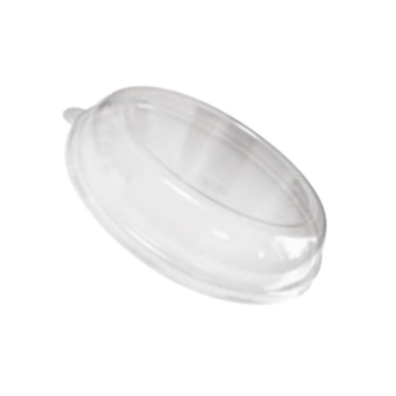 Deckel für runde Schüssel aus Bagasse mit einem Fassungsvermögen von 950 ml - Packung mit 50 Stück Deckel für runde Schüssel aus Bagasse mit einem Fassungsvermögen von 950 ml - Packung mit 50 Stück