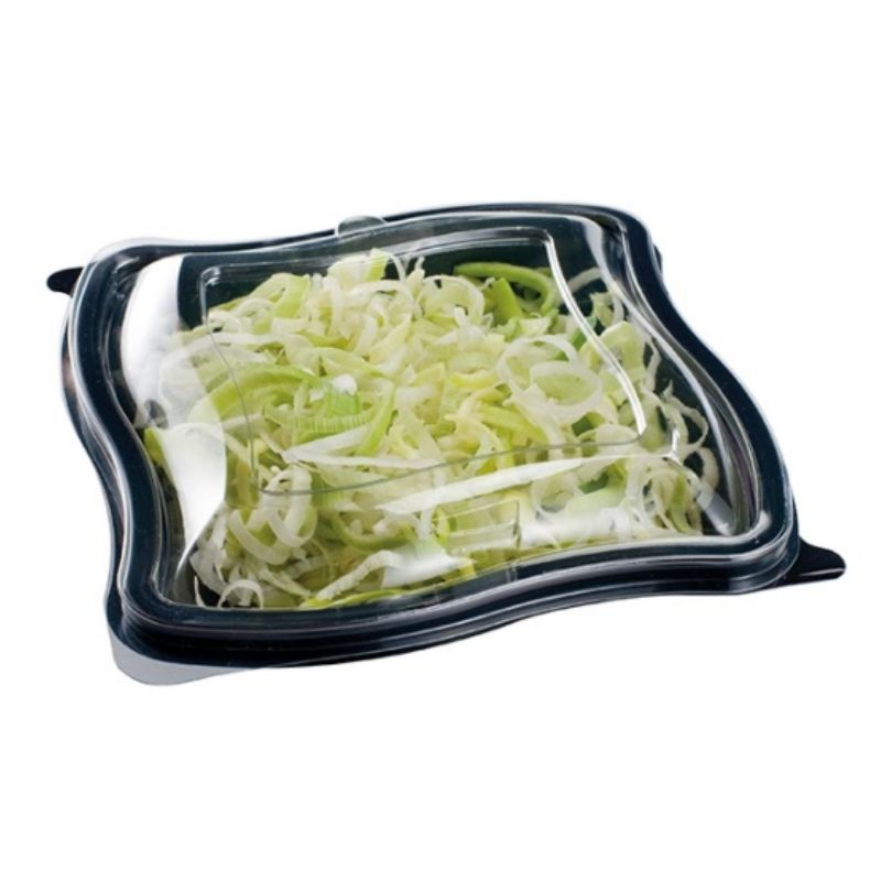 Black PET Salad Box - 750 ml - 196 x 196 - Pack of 400 Black PET Salad Box - 750 ml - 196 x 196 - Pack of 400