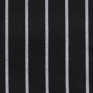Schürze Premium mit gewebtem Latz in Schwarz-Weiß gestreift - Chef Works - Fourniresto