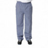 Koksbuis Mixte Vegas met Kleine Blauw en Wit Geruite Broek - Maat L - Whites Chefs Clothing - Fourniresto