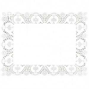 Rechthoekig papieren tafelkleed 300 x 400 mm - Set van 250 - Fiesta - Fourniresto