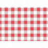 Fettdichtes Vichy-Rot-Papier 190 x 310 mm - Packung mit 200 Stück - FourniResto - Fourniresto