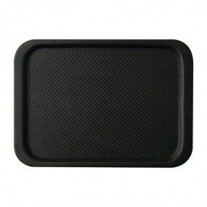 Plateau Antidérapant Noir Blackline 490 x 340mm  - Roltex - Fourniresto