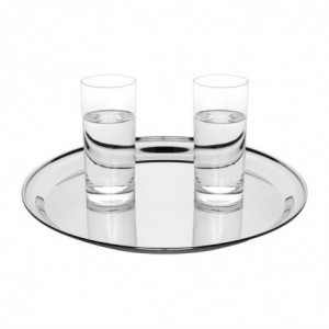 Ronde Serveerplaat van RVS Ø 405mm - Olympia - Fourniresto
