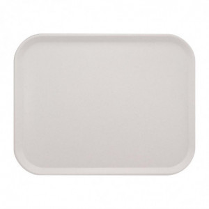 Servierplatte aus Polyester America 460x360mm Grau gesprenkelt - Roltex - Fourniresto