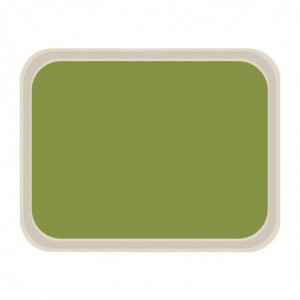 Plateau de Service en Polyester Standard 470x360mm Vert - Roltex - Fourniresto